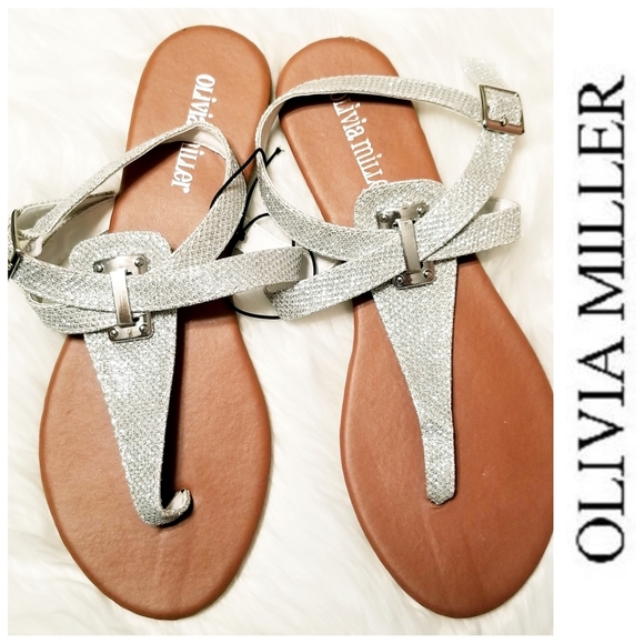 Anthropologie Shoes - Anthropologie-Olivia Miller Shiny Sandals